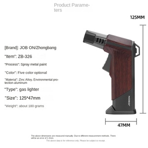 Jobon ZB326 Allume-cigarettes gonflable verrouillable en métal coupe-vent moderne avec vente en gros de <span class=keywords><strong>carburant</strong></span> au butane - Product Image 4