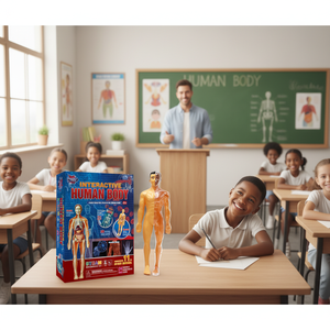 Set di giochi di anatomia puzzle del corpo umano 28 pezzi del gioco del bordo dello stelo dei giocattoli educativi Kit di scienza per i bambini che giocano al Kit del medico - Product Image 1