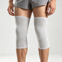 Manchons de compression élastiques et respirants en charbon de bambou tricoté pour hommes et femmes, idéaux pour la course, le basketball et les sports d'été