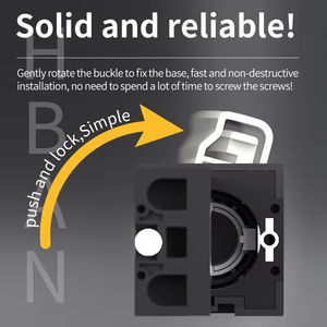 Botón de Paro de Emergencia Industrial HBAN de 22mm con Cabeza Roja, Interruptor de Paro de Emergencia 1NO1NC con Retención y Reinicio por Giro - Product Image 2