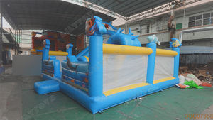 Lilytoys Commercial Château Gonflable Requin, Château de Saut Monde Marin, Maison de Rebond Extérieure <span class=keywords><strong>avec</strong></span> Toboggan pour Enfants - Product Image 4