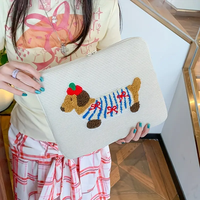 Housse en polyester mignonne pour filles de 9 à 11 ans, étui léger pour tablette et ordinateur portable pour iPad Pro 13/14/15/16 pouces Dell/Apple MacBook Air/Pro