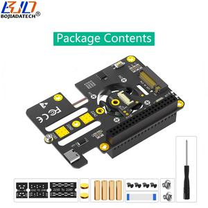 工厂销售NGFF M.2键-M NVMe 2280固态硬盘转换器适配器卡，带冷却风扇和PCI-E 1X信号FPC电缆，用于覆盆子皮5 - Product Image 6