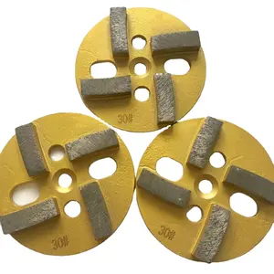 4 Bar Segments Concrete Diamond Metal Polishing Pads Grinding Abrasive Disc Tools