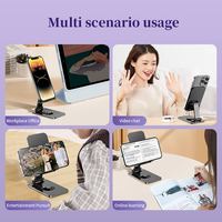 En stock et très vendu |   Personnalisable à 360° °   Support de téléphone en métal rotatif (pliable) |   Compatible avec plusieurs téléphones et tablettes