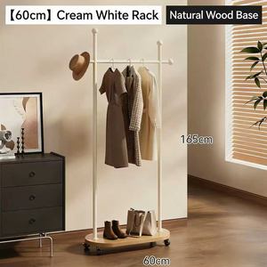 Perchero de ropa para el hogar, de suelo a techo, perchero de dormitorio, perchero vintage móvil, nuevo perchero de almacenamiento de ropa - Product Image 6