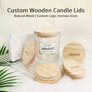 Tapa de Madera Natural para Velas WeWood de Vietnam, Estética Minimalista, Solución de Embalaje Sostenible para Marcas de Velas de Lujo - Product Image 1