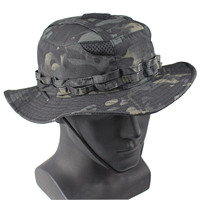 Sombrero de Pesca Ajustable de Camuflaje de Ala Ancha Transpirable para Hombre, de Alta Calidad, para Senderismo al Aire Libre
