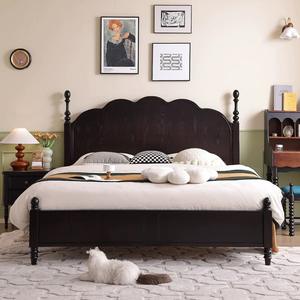 Contemporary Wooden <strong>Bed</strong> Frame Luxury Kid Size <strong>Beauty</strong> <strong>Bed</strong> for Modern Bedroom Sets Durable Oak Furniture - Product Image 3