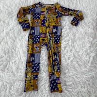 Lot de Combinaisons Bébé en Bambou avec Fermeture Éclair Bidirectionnelle, Respirantes, Lavables, Écologiques, Style Européen-Américain, Vente en Gros, Couleurs Personnalisables