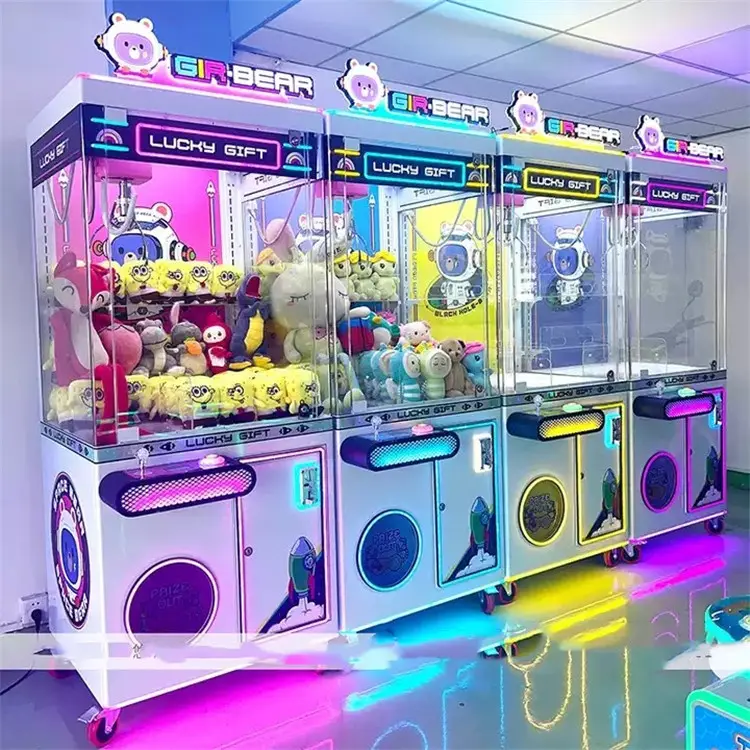 Custom Mini Super Claw Crane Machine Arcade Multiple Colour Candy Game Claw Machine Doll Park Teddy Bear Claw Machine