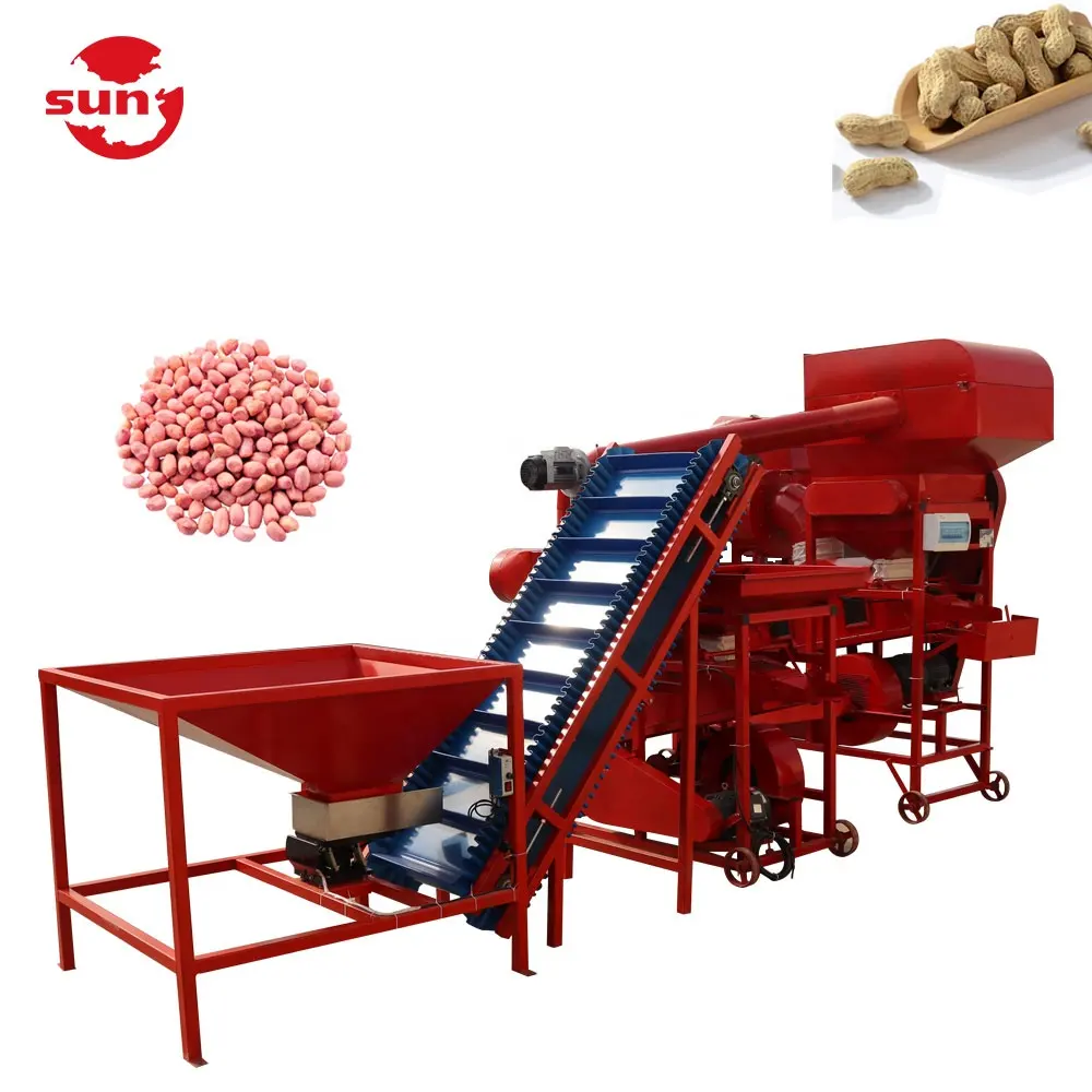 Automatic electric groundnut peanuts shelling machine price peanut husker promotion list