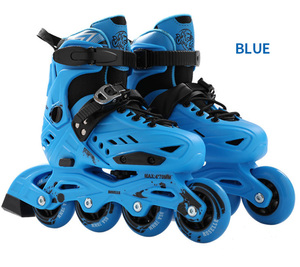 EACH Adjustable Sizes Thickened <b>Frame</b> Slalom Shoes Children's Skates Set Adult Protective Manufacturers Supply YQ-RS01 PU Wheels - Product Image 5