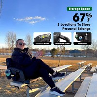 Chaise pliante portable en fer, design moderne écologique, rembourrage supplémentaire, installation rapide, siège inclinable, événements sportifs, parc, école