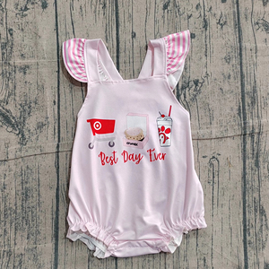 Conjunto de Mameluco con Cierre de Cremallera y Manga Larga con Estampado de Hígado para Bebés Niñas, Color Rosa, Modelo SR3780 - Product Image 1