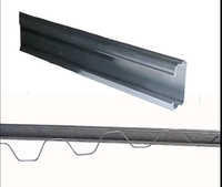 Canal de verrouillage de film de serre galvanisé/aluminium Profil de verrouillage de canal Wiggle Wire