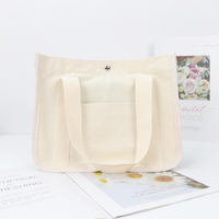 Sac fourre-tout en coton personnalisé, écologique, réutilisable, imprimé de dessins animés, fermeture magnétique, bandoulière pour un usage quotidien, shopping, plage - FULAIYA