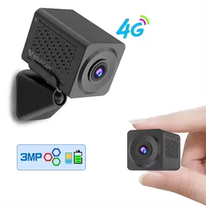 Indoor 3MP Battery Powered WiFi Home Security AI Motion Detection Color Night Vision SD/Cloud Mini Security Cameras Wireless