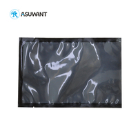 En gros personnalisé un côté noir Transparent étanche clair PE Poly sac de poche sous vide pour la viande