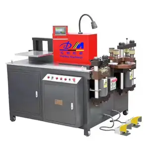 Máquina de procesamiento de barras colectoras, máquina cortadora punzonadora de flexión portátil Jinan