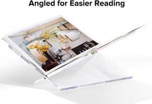 Soporte Transparente de Acrílico para Libros de Cocina, Soporte Transparente para Recetas para Cocina y Escritorio - Product Image 5