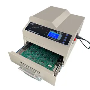 popular hot air Puhui t937M desktop lead-free reflow oven for PCB BGA soldering environment friendly infrared IC heater