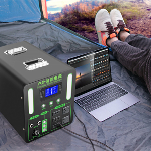 เครื่องกำเนิดไฟฟ้าพลังงานแสงอาทิตย์แบบ Pure Sine Wave 5KW/15KWh พร้อมตัวควบคุม MPPT แบตเตอรี่ LiFePO4 สำหรับสำรองไฟบ้าน ความจุขนาดใหญ่ พกพาสะดวก ใช้กับไฟฉายในรถยนต์ได้ - Product Image 4