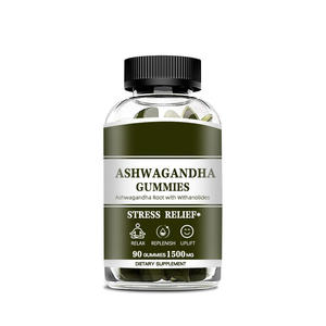 Gomitas de Raíz de Ashwagandha de 1500 mg, Venta al por Mayor, con Withanólidos, Mejora la Inmunidad, Apoyo Inmunitario, Sabor a Fresa para Adultos, 60 Unidades - Product Image 1