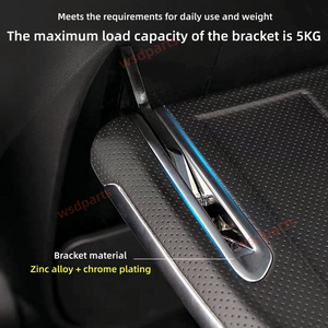 Für Model 3 und Model Y: Klappbarer Rücksitztisch mit Verstecktem Design und Kabelloser Ladestation - Product Image 3