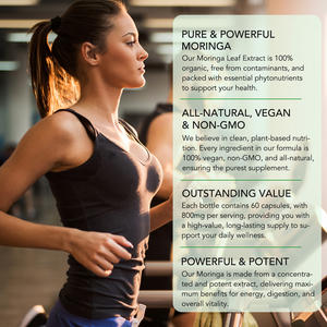 Acentiallbas Private Label OEM <span class=keywords><strong>Moringa</strong></span> Blad Extract <span class=keywords><strong>Capsules</strong></span> Voedingssupplement Beste Prijs Biologisch Veganistische <span class=keywords><strong>Moringa</strong></span> <span class=keywords><strong>Capsules</strong></span> - Product Image 4