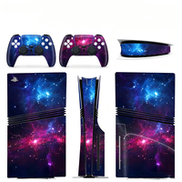 Kit complet d'autocollants en vinyle pour PS5 Pro - Imperméable, résistant aux rayures, sans résidus, kit de protection personnalisé