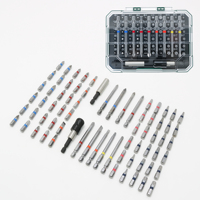 71Pc H6.35 Screwdriver Set Comprehensive Range of Bits for Various DIY and Industrial Applications H6.35-60L Quick Release Lever