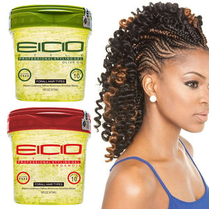 Gel Coiffant Professionnel 16oz à l'Huile d'<span class=keywords><strong>Olive</strong></span> et d'Argan, Fixation Forte, Brillance et Anti-Frisottis pour Cheveux Bouclés et Frisés - Product Image 2