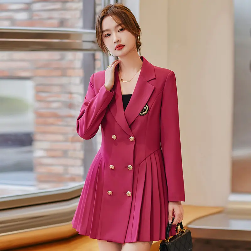 OEM high-quality solid color skirt Office women's dress design Women's work clothes formal clothes are popular