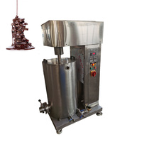 Grande machine 500L pour moudre les fèves de cacao en liquide fondu Moulin à chocolat en poudre Moulin à boulets Broyeur à cacao