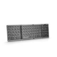 Nouveau clavier portable BT-036 pour ordinateur portable et téléphone, pliable en trois, avec touches numériques, portée de 10 m, idéal pour les voyages d'affaires