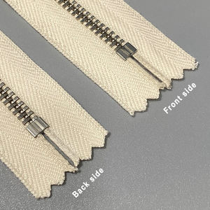 Высококачественная красочная молния Ykk оригинальная хлопковая лента с закрытым концом 4 # Ykk металлическая молния - Product Image 5
