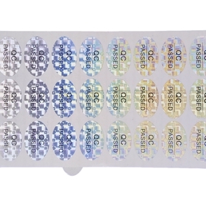 Chất lượng cao chống giả vỏ trứng dán nhà máy cung cấp nhãn ba chiều với chất kết dính mạnh mẽ cho in thẻ tài sản - Product Image 5