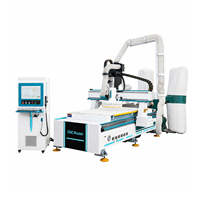 Router CNC Jinan Mosencnc 2040 ATC con Cambiador de 12 Herramientas, Control Syntec, Motor de 9kW, Husillo Central para Fabricación de Muebles de Madera y Gabinetes
