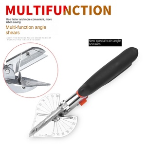 <span class=keywords><strong>Ciseaux</strong></span> universels multifonctionnels 45 à 90 degrés <span class=keywords><strong>Ciseaux</strong></span> à angle droit pour le travail du <span class=keywords><strong>bois</strong></span> Bande de cartes d'étanchéité en forme de U - Product Image 4