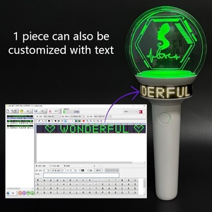 แท่งไฟ LED แบบกำหนดเองสำหรับ <span class=keywords><strong>Kpop</strong></span> พร้อมหน้าจอ LED แสดงข้อความ คอนเสิร์ต ไอดอล แท่งไฟแบบทางการ รีโมทคอนโทรล แท่งไฟ DMX512 - Product Image 5