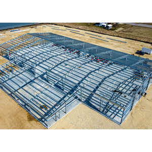 Construcción de estructura de acero para casa prefabricada de cabras y cobertizo de ovejas Kits prefabricados de Barndominium - Product Image 1