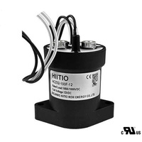 Contacteur CC haute tension certifié UL HCZ02-100 1000Vcc 100A avec bobine économiseuse de relais de précharge pour chargeurs de VE et ESS