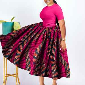 N8071 <span class=keywords><strong>abbigliamento</strong></span> donna <span class=keywords><strong>taglie</strong></span> <span class=keywords><strong>forti</strong></span> elegante abito nero africano plissettato - Product Image 1