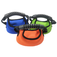 Logo personnalisé en gros coloré 4kg Fitness Sport Gym main poids sac de sable Portable en néoprène souple Kettlebell