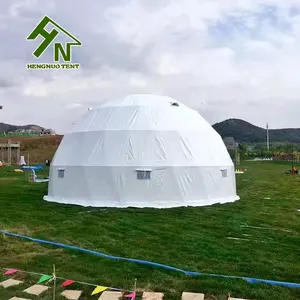 Çin tedarikçisi kubbe çadır kamp prefabrik evler perakende için jeodezik kubbe çadır düğün etkinlik çadırları