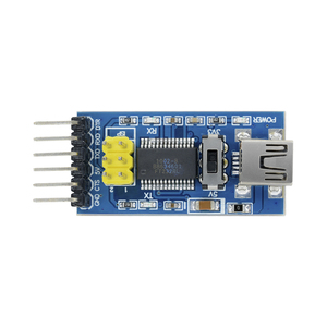 Papan <span class=keywords><strong>Breakout</strong></span> Dasar untuk <span class=keywords><strong>FTDI</strong></span> FT232RL USB Ke TTL Modul Konverter Adaptor IC Seri 3.3V 5V Saklar FT232 - Product Image 3