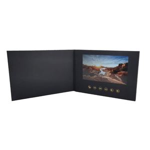 Tarjeta de Felicitación de Boda con Pantalla de 7 Pulgadas, Álbum, Invitación, Vídeo, Libro de Visitas, Papel Hecho a Mano, Venta al Por Mayor - Product Image 1