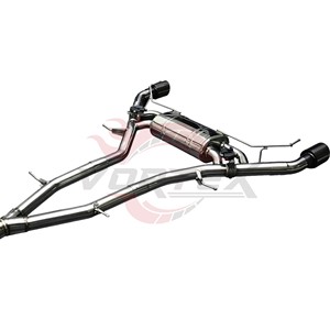 ท่อไอเสียแบบ Catback สแตนเลสสตีล Vortex Handcrafted พร้อมวาล์ว สำหรับ Chevrolet Camaro SS 6.2L V8 ปี 2016-2024 พร้อมปลายท่อไอเสียคู่สีดำด้าน - Product Image 4