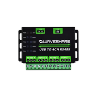 Convertidor USB RS485 Industrial Circuitos de protección múltiple de 4 canales Caja de aleación de aluminio Soporte de sistemas de redes de comunicación